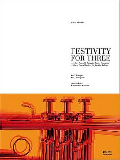 Festivity for threefor 3 trumpets