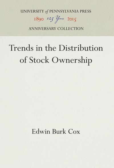 Trends in the Distribution of Stock Ownership