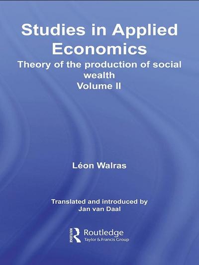 Studies in Applied Economics, Volume II