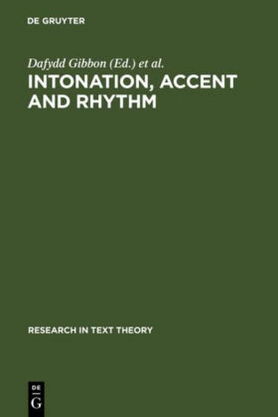 Intonation, Accent and Rhythm