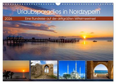 Urlaubsparadies in Nordzypern (Wandkalender 2026 DIN A3 quer), CALVENDO Monatskalender