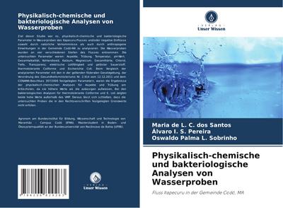 Physikalisch-chemische und bakteriologische Analysen von Wasserproben