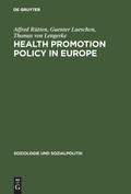 Health Promotion Policy in Europe