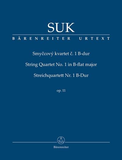 Streichquartett Nr.1 B-Dur op.11, Studienpartitur