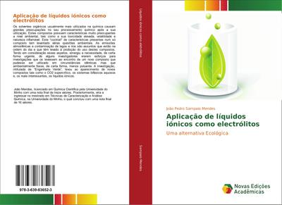 Aplicação de líquidos iónicos como electrólitos