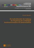 Die Anfechtbarkeit der Zahlung der Vergütung des v