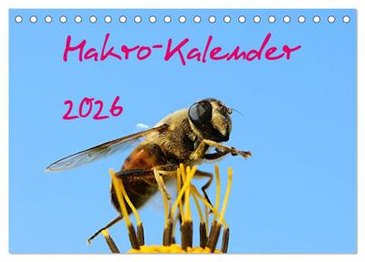 Makro-Kalender 2026 (Tischkalender 2026 DIN A5 quer), CALVENDO Monatskalender