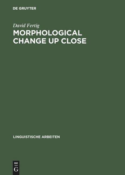 Morphological Change Up Close