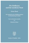 Die Hoffinanz und der moderne Staat.