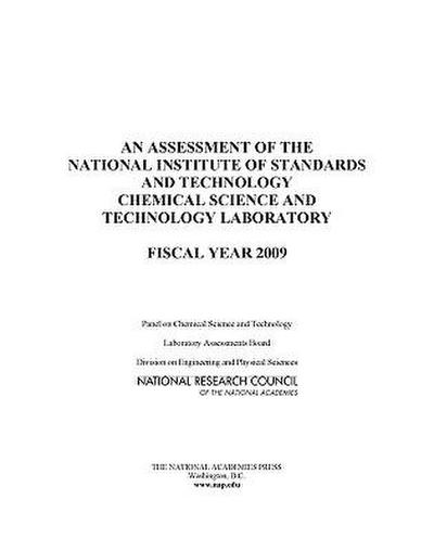 An Assessment of the National Institute of Standards and Technology Chemical Science and Technology Laboratory