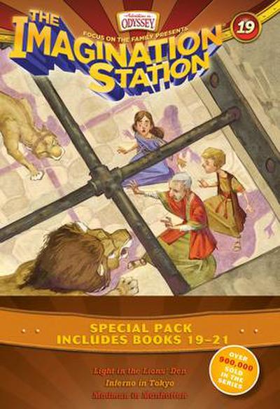 Imagination Station Books 3-Pack: Light in the Lions’ Den / Inferno in Tokyo / Madman in Manhattan