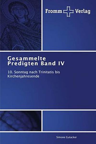 Gesammelte Predigten Band IV
