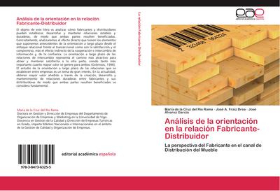 Análisis de la orientación en la relación Fabricante-Distribuidor