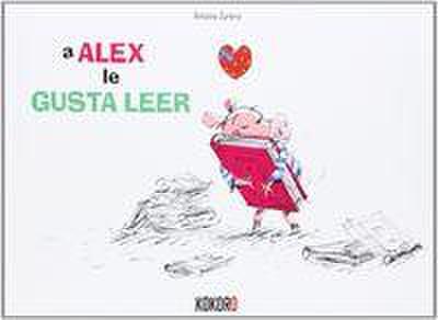 El gato y la luna. A Alex le gusta leer