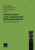 Transformation in der ostdeutschen Bildungslandsch