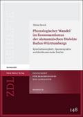 Phonologischer Wandel im Konsonantismus der alemannischen Dialekte Baden-Württembergs