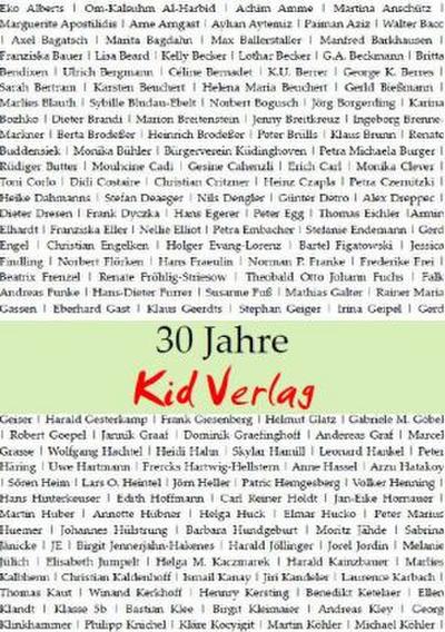 30 Jahre Kid Verlag
