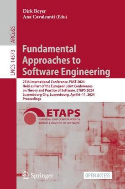 Fundamental Approaches to Software Engineering