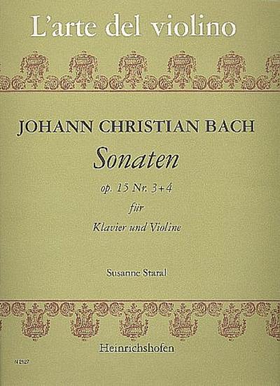 Sonaten op.15,3-4 für Violine und Klavier