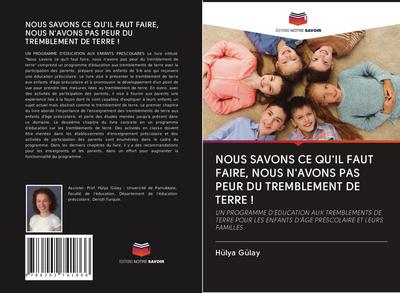 NOUS SAVONS CE QU’IL FAUT FAIRE, NOUS N’AVONS PAS PEUR DU TREMBLEMENT DE TERRE !