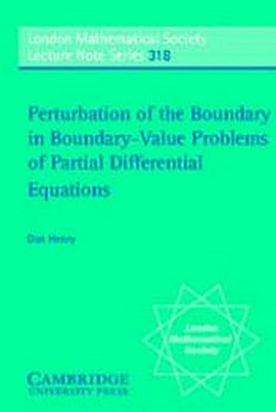 Perturbation of the Boundary in Boundary-Value Problems of Partial Differential Equations