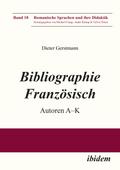 Bibliographie Französisch