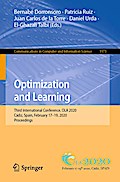 Optimization and Learning