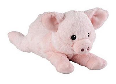 Warmies® Wärmekissen/StofftierMinis Ferkel rosa herausnehmbare Hirse Lavendelfüllung 20cm 280g