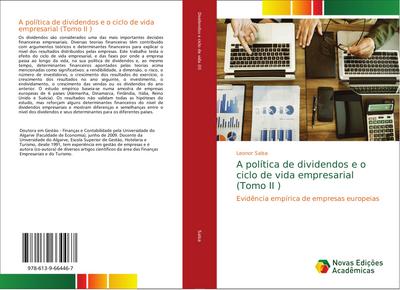 A política de dividendos e o ciclo de vida empresarial (Tomo II )