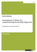 Trainingslehre II: Effekte des Ausdauertrainings bei arterieller Hypertonie