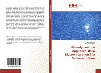 Hémodynamique Appliquée: de la Macrocirculation à la Microcirculation