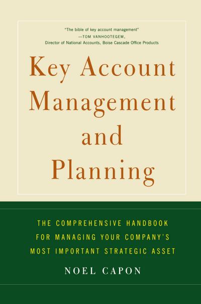 Key Account Management and Planning