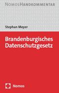 Brandenburgisches Datenschutzgesetz: BbgDSG
