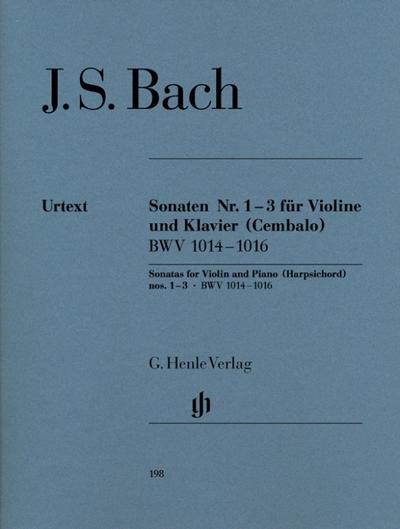 Johann Sebastian Bach - Violinsonaten Nr. 1-3 BWV 1014-1016