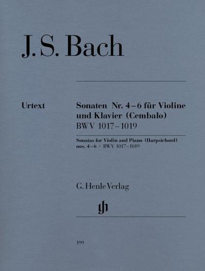 Johann Sebastian Bach - Violinsonaten Nr. 4-6 BWV 1017-1019