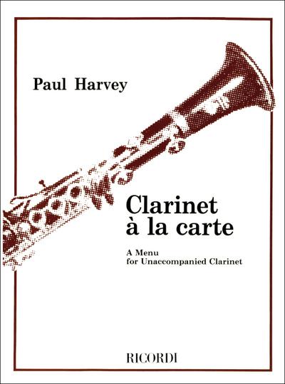 Clarinet a la Carte a menuet forclarinet