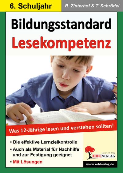Bildungsstandard Lesekompetenz / Klasse 6