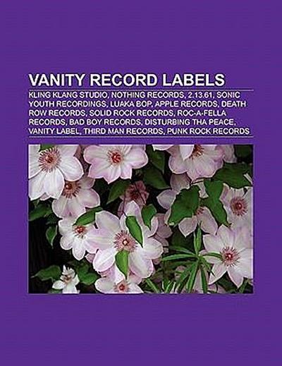 Vanity record labels