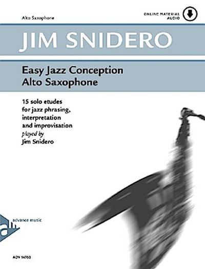 Easy Jazz Conception, Alto Sax, w. Audio-CD