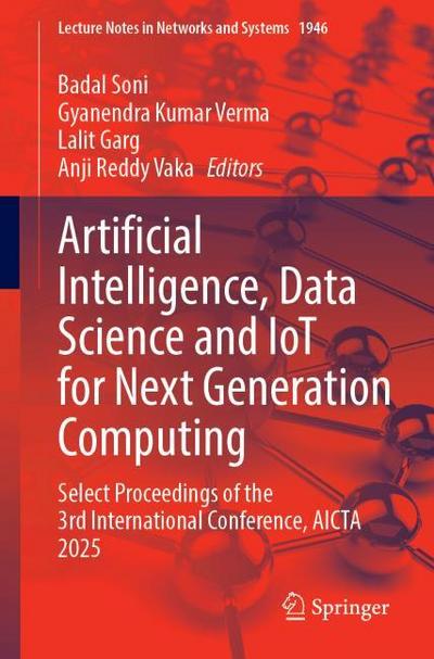 Artificial Intelligence, Data Science and IoT for Next Generation Computing