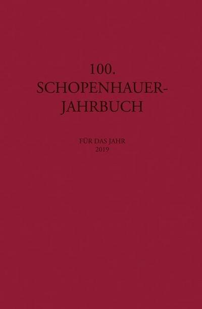 100. Schopenhauer Jahrbuch
