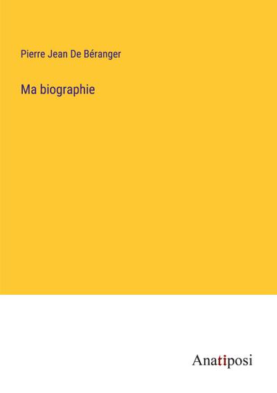 Ma biographie