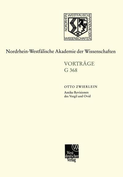 Antike Revisionen des Vergil und Ovid