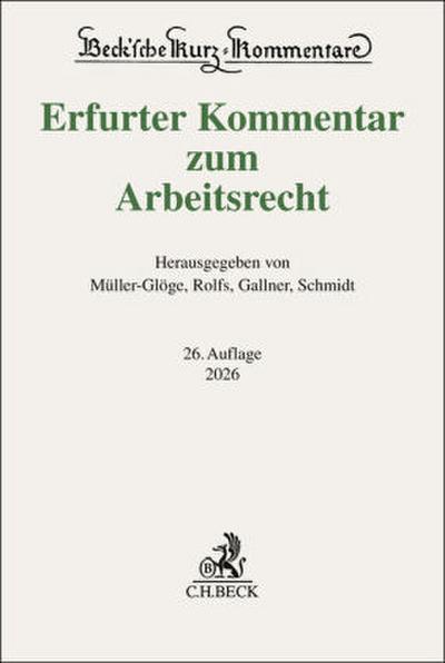 Erfurter Kommentar zum Arbeitsrecht