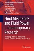 Fluid Mechanics and Fluid Power - Contemporary Res