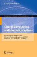 Control, Computation And Information Systems - P. Balasubramaniam