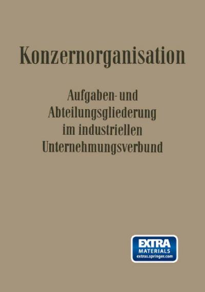 Konzern-Organisation