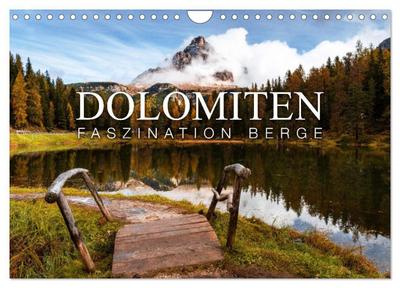 Die Dolomiten - Faszination Berge (Wandkalender 2026 DIN A4 quer), CALVENDO Monatskalender