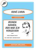 Deinen Namen, den hab ich vergessen