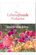 Die Lebensfreude-Postkarten. Genieße dein Leben.: Hochwertiges Postkartenbüchlein mit Klappen und Klebebindung, mit zehn unterschiedlichen Postkartenmotiven zum Raustrennen